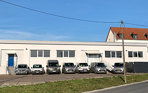 Firmenfahrzeuge der THÜSA Brandschutz GmbH